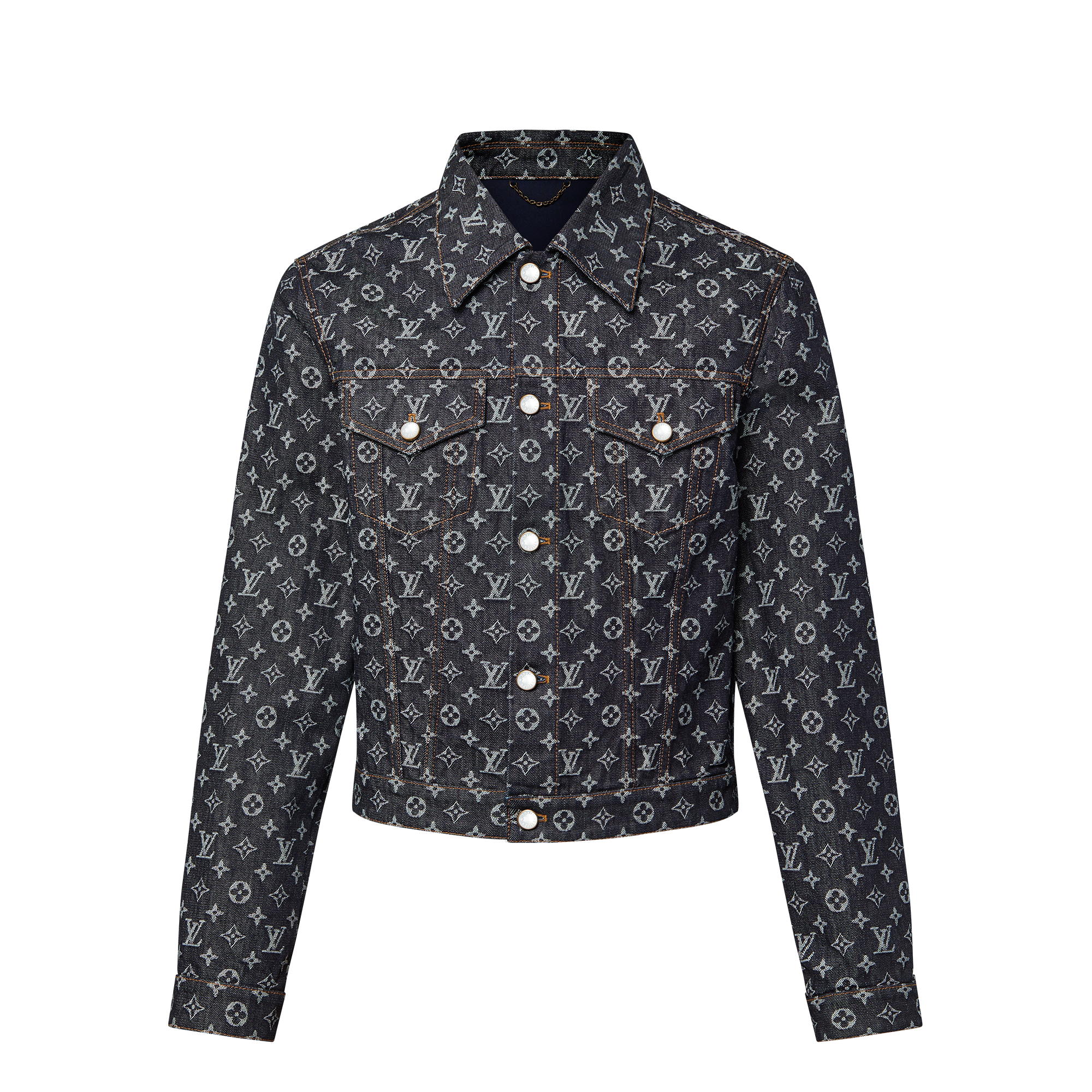 Monogram Jacquard Denim Jacket